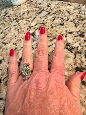 Diamond Cluster Ring